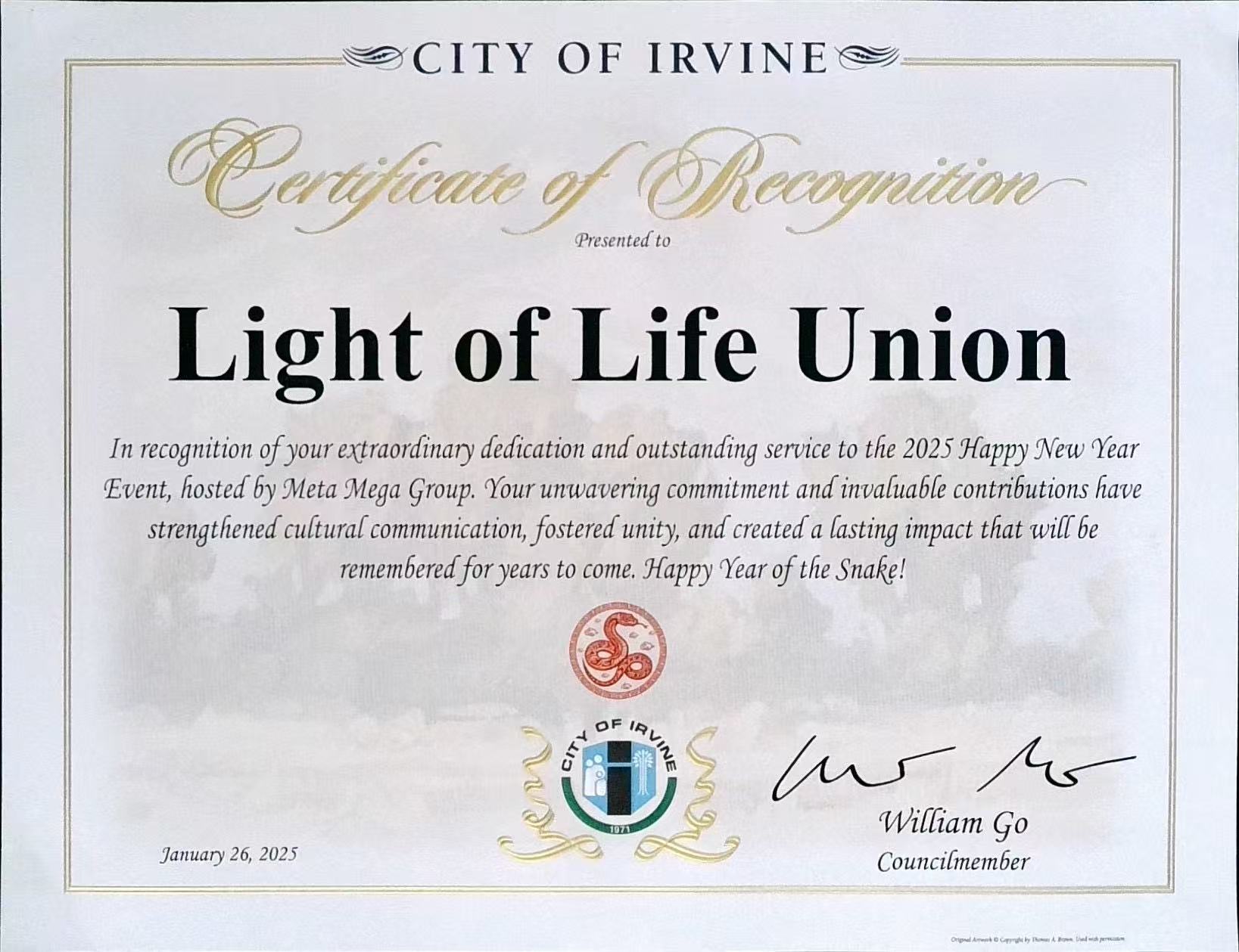 Certificate 3